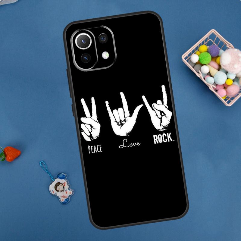 Чехол Rock Roll Skull для Xiaomi 15 Ultra 13 14 11T 12T 13T 14T Pro POCO X7 Pro F5 F6 M6 X3 X5 X6 Pro Чехол
