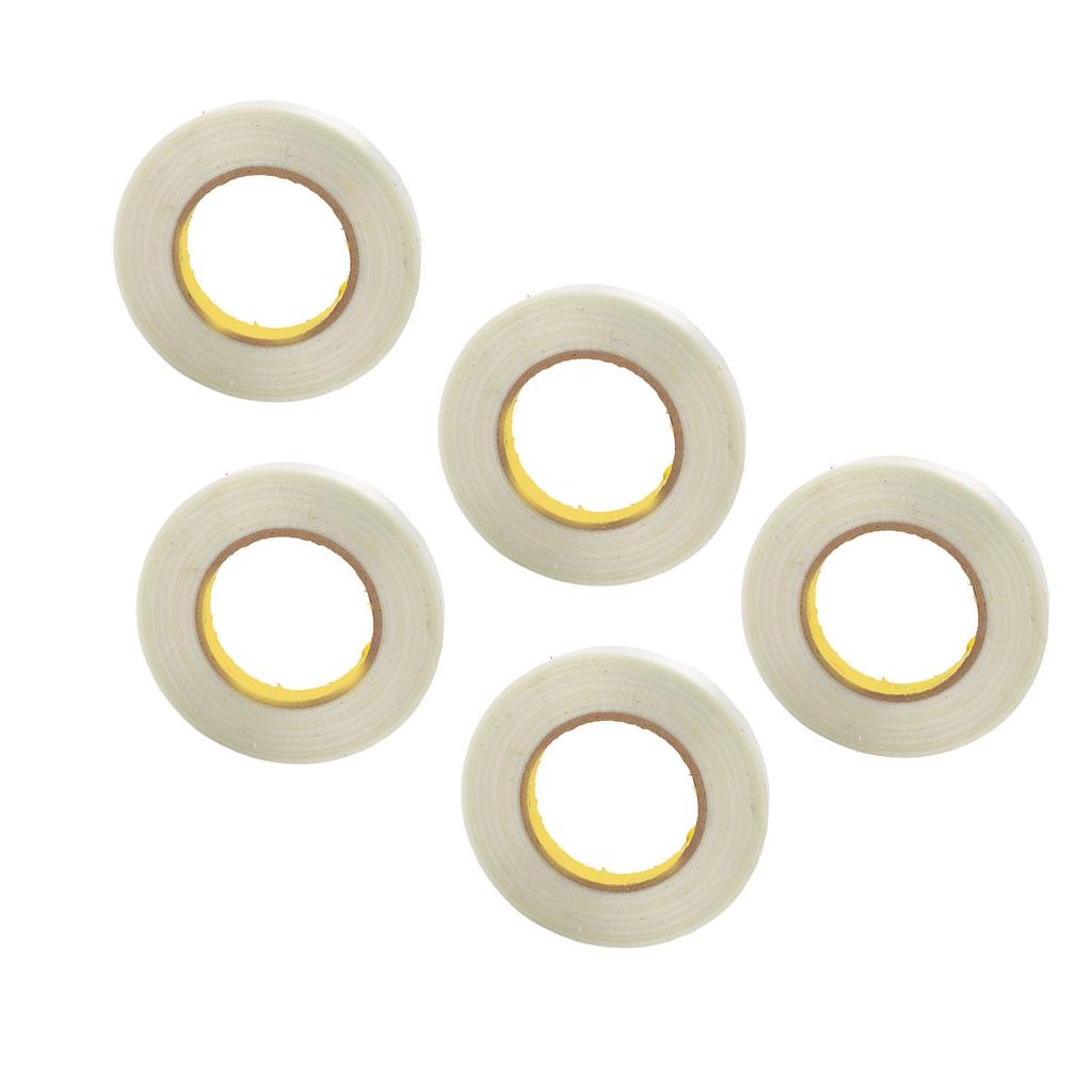 5Pcs Filament Strapping Tape Transparent Fiberglass Strong Tensile for Packing Sealing