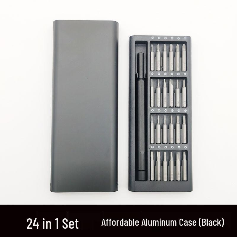 Набор прецизионных отверток 24 в 1 с алюминиевым кейсом для ремонта Xiaomi, Apple и Android