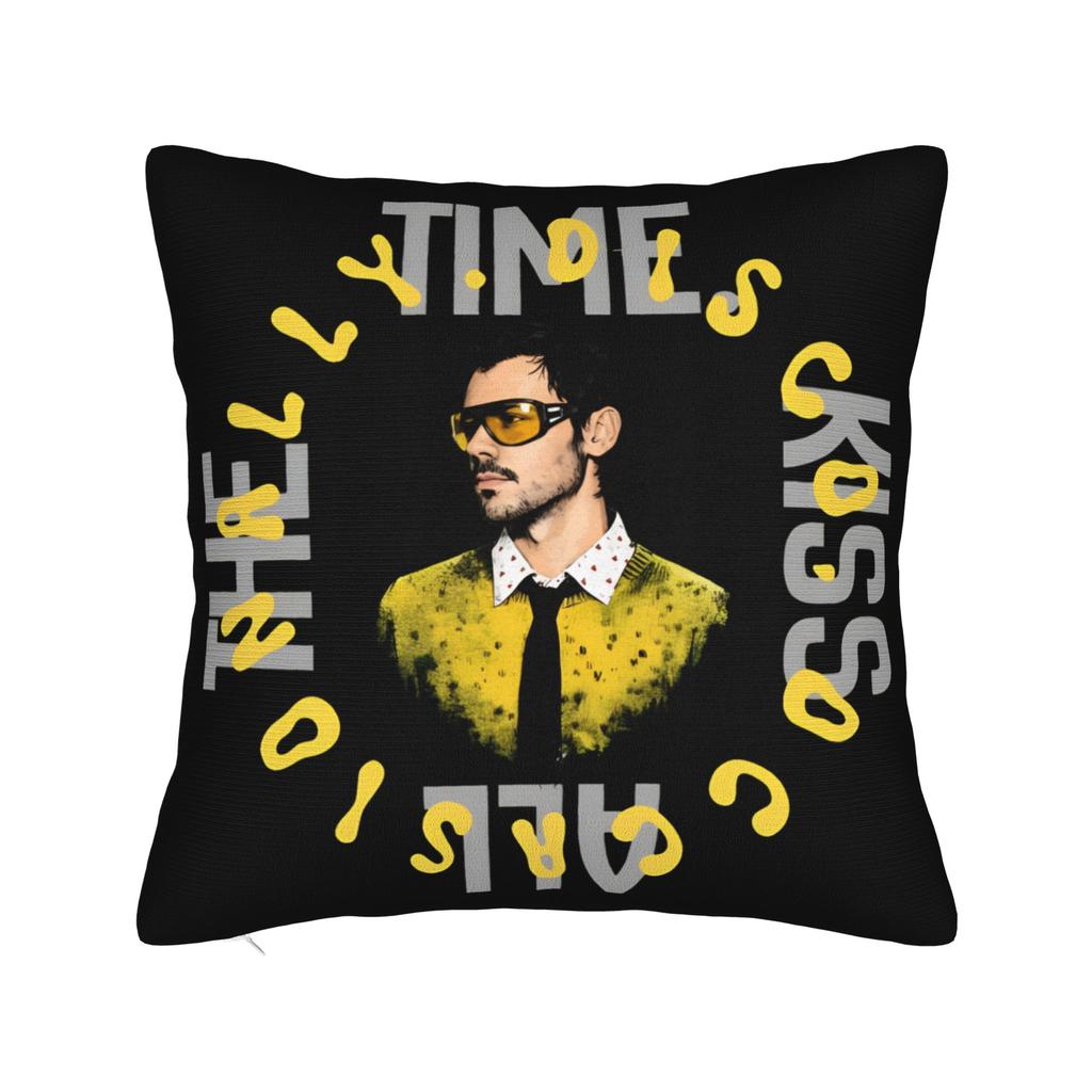 Harrys Styles Kiss All The Time Disco Occasionally Pillowcase Soft Cushion Cover Decorative Throw Pillow Case Cover Home 18''