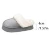 Fashion Women Platform Fluffy Slippers Winter Comfort Warm Plush Cotton Shoes Woman Thick Sole Anti Slip Indoor House Slippers