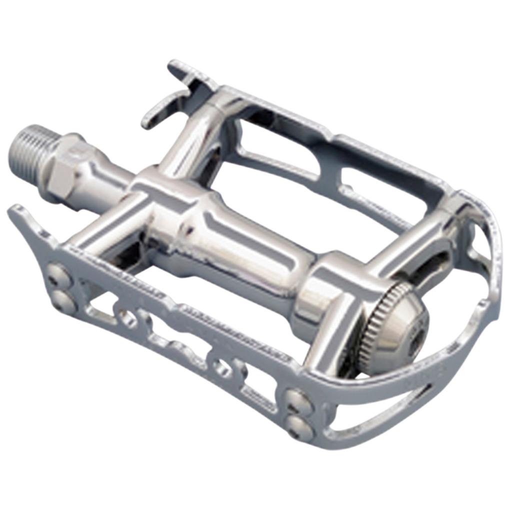 Педаль велосипедная Mikashima SYLVAN ROAD NEXT серебристая (МКС)