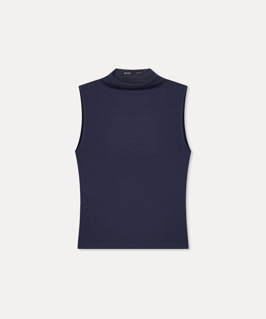 MIXXO Топ без рукавов с высоким воротником, облегающий_Miwhng939A