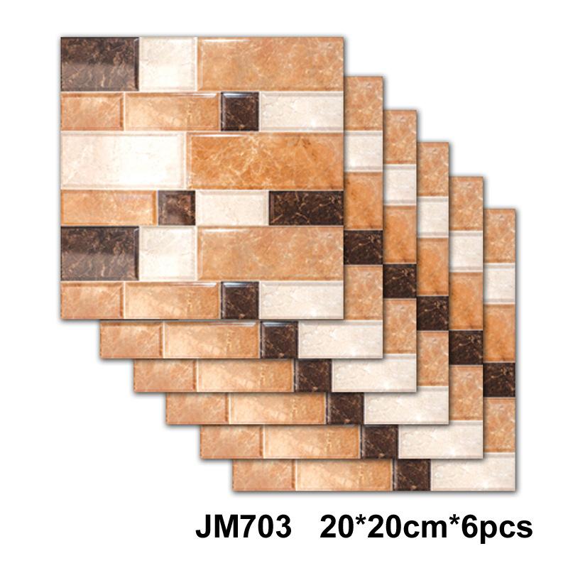 Самоклеящаяся мраморная настенная плитка - Водонепроницаемые наклейки для кухонных фартуков, ванных комнат, гостиных, Легко устанавливаются и снимаются