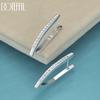 925 Sterling Silver AAA Zircon Piercing Earrings Fashion Wedding Jewelry