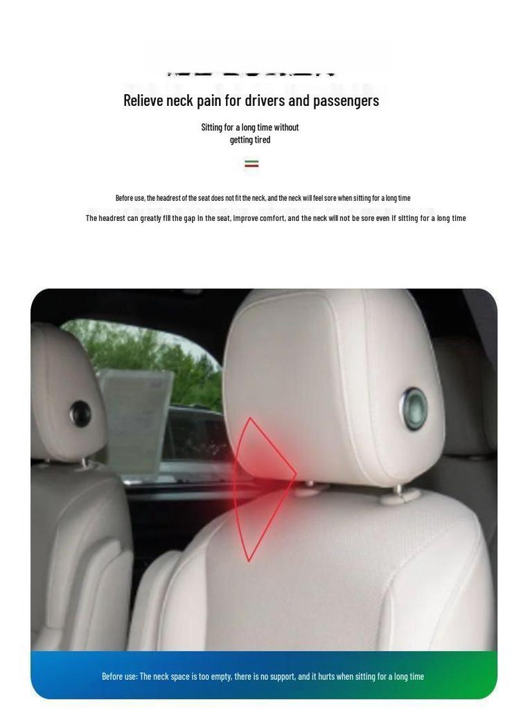 Подушка для подголовника и поясницы из замши, совместимая с Kia: Универсальный аксессуар для салона автомобиля