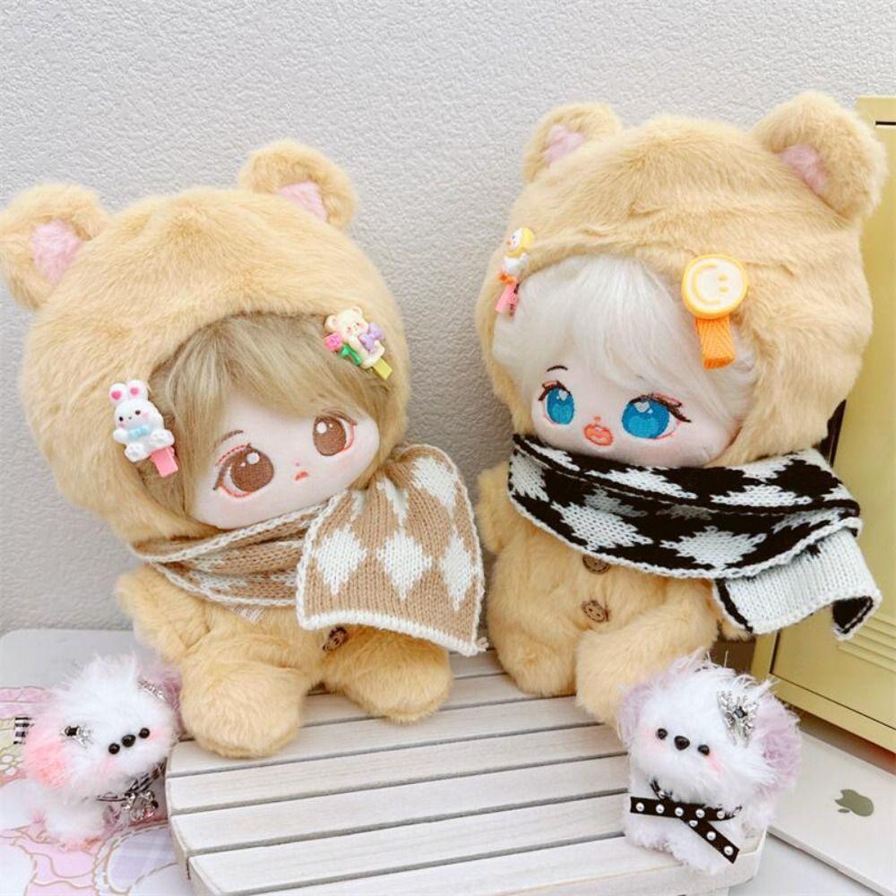 Милая кукольная одежда, мини-кукольные толстовки, высококачественные игрушки, аксессуары, 20 см, хлопковые набивные куклы