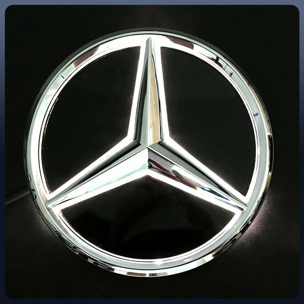AABGS1 Front Grille LED Star Emblem Light Badge For Mercedes Benz GLC GLE GLS-Class 2016-2019
