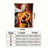 Onepunch Man Wall Tapestry Aesthetic Wall Hanging Printed Fabric Blanket Decorative Tapestries For Bedroom Living Room Home Decor