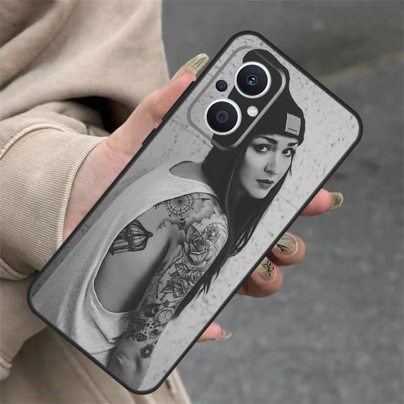 Sexy Sleeve Tattoo Girl Case For OPPO Reno 7 8 Lite 6 5 4 11F 10 Pro 8T 5Z 4Z OPPO Find X6 Pro X2 Neo X3 X5 Lite