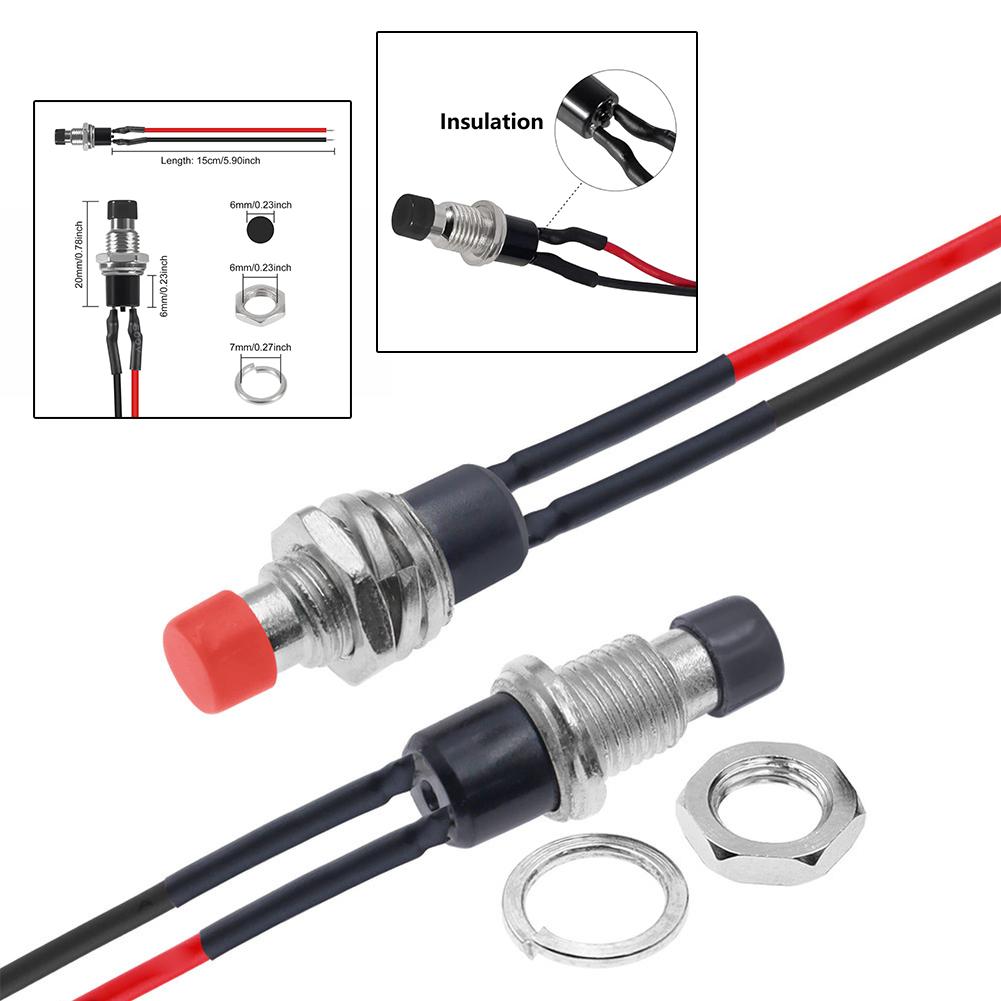 Momentary Button 7mm Push Button SPST Push Button Press-hold ON