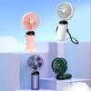 Hot Selling Handheld Mini Fan, Foldable, Portable Neck Hanging Fan, 5-speed USB Charging Fan with Phone Holder and Display Scree