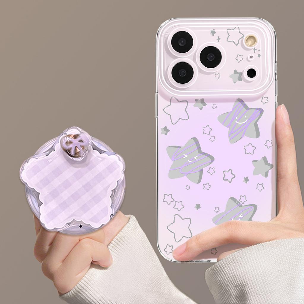 Applicable to iphone17promax smudged stars 16 magnetic attraction 15 bracket 14 advanced sense 14 apple 13 mobile phone case