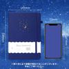 CAGIE 5mm A5 Classic Business x with Pen Navy Notebook, Grid, Notebook, Hardcover, Notebook, Journal, Notebook, 14.5cm 21cm, Holder,