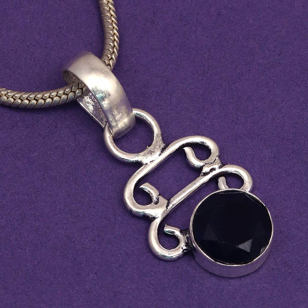 Комплект ювелирных изделий из танзанита, кварцевый драгоценный камень, подвеска, ожерелье 18-20 дюймов