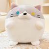Cartoon Kitten Ball Nap Pillow Cat Circular Kitten Ball Plush Pillow  School