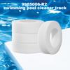 Pool Cleaner Tracks Climbing Rings 2 Pcs 9985006-R2 Pool Cleaner Tracks And 4 Pcs Climbing Rings Replacement Rubber Belt for Dolphin Underwater Robot