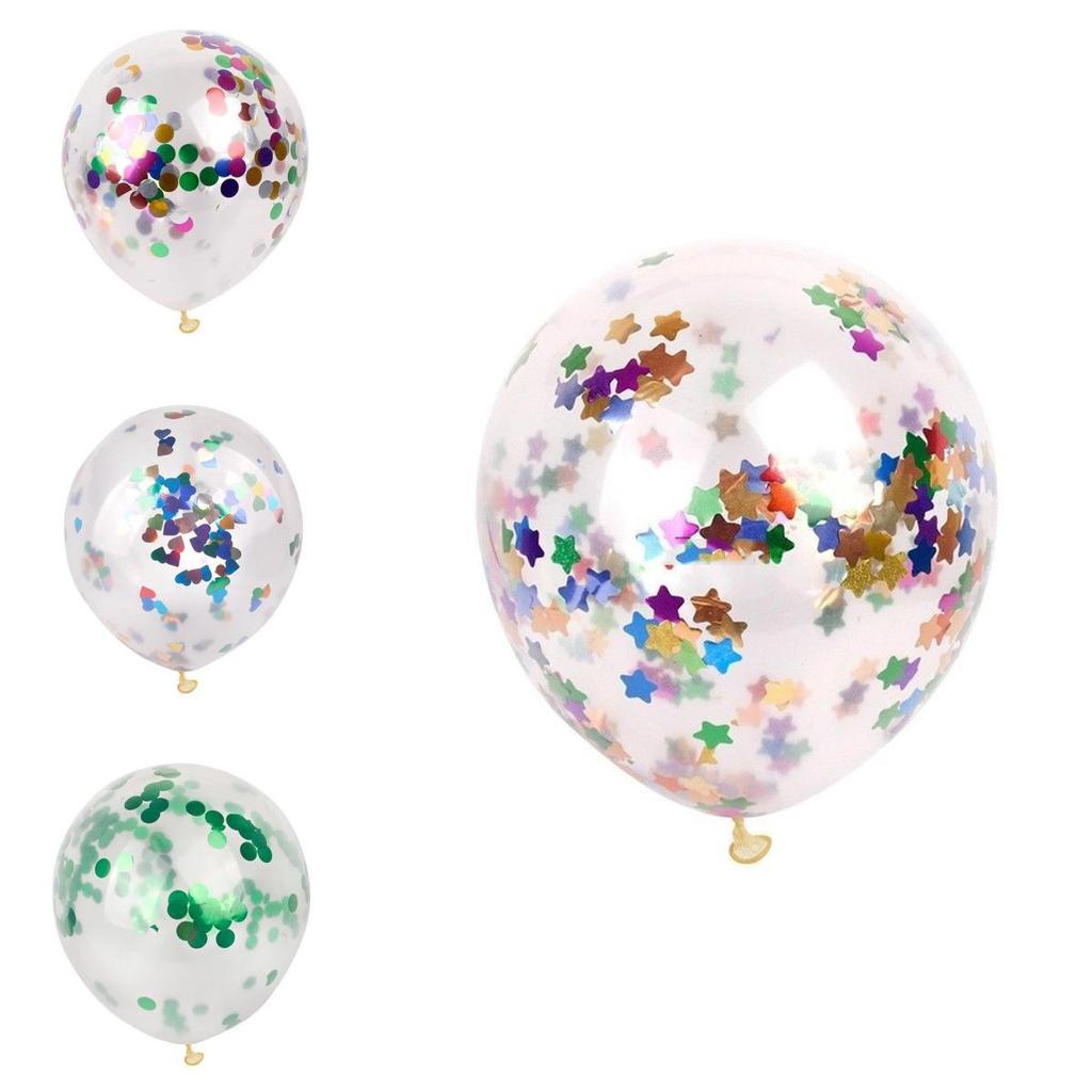 Уникальный 12-дюймовый латексный гелиевый шар с конфетти предлагает стильное решение для декора всех случаев