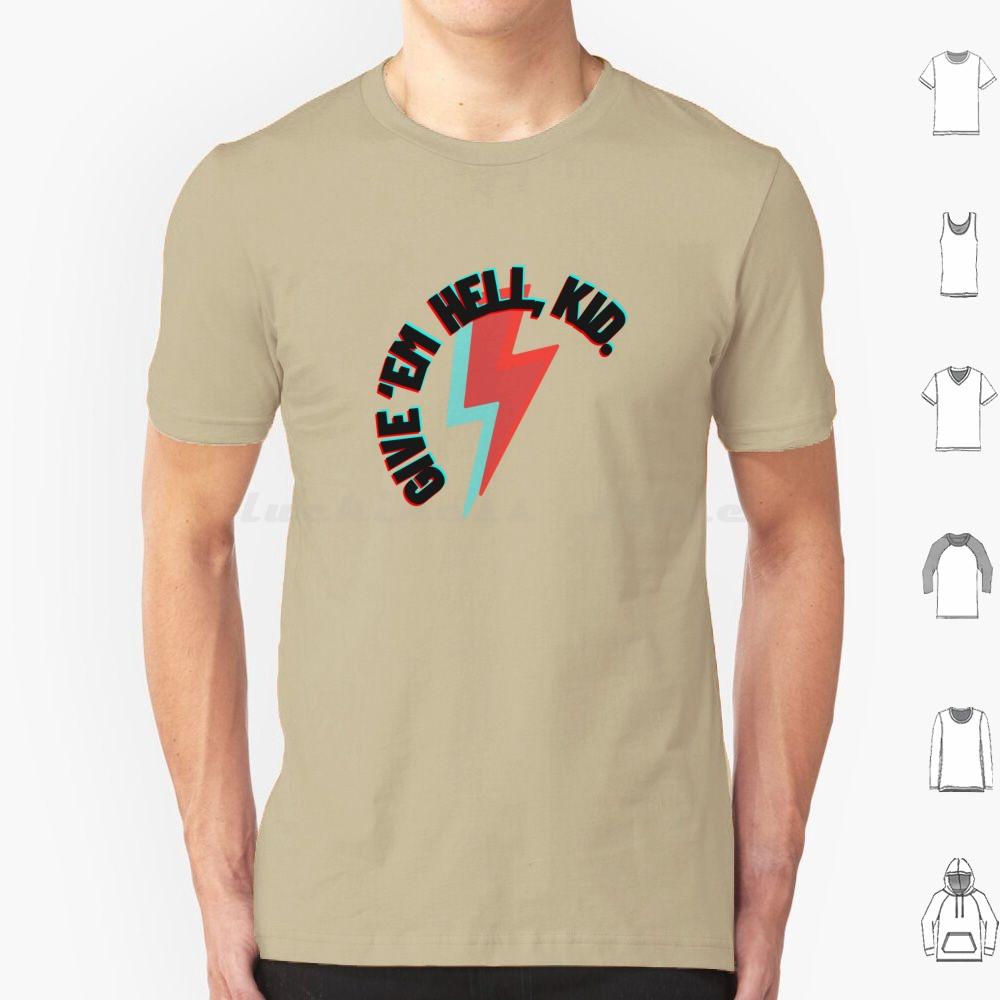 Give em Hell Kid T Shirt Cotton Men Women DIY Print Mcr Gerard Way Mikey Way Ray Toro Frank Iero Three Cheers Three Cheers