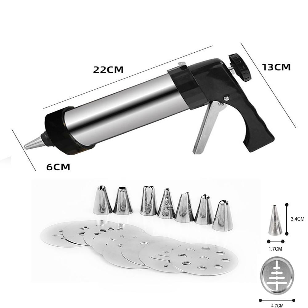 Сделай сам Ручной Пресс для печенья Машина Пистолет, Насадки из нержавеющей стали для отсадки, Инструменты для приготовления печенья, украшения торта, Декорирование, Выдавливание