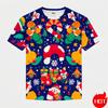 New Fashion Happy Christmas 3D Printing Kids Short Sleeve T Shirts Funny Xmas Boy Girls T-Shirts Y2k Child Clothing