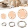 Clay Tool for Pottery 3Pcs Foot Ring Shaping Set, Ceramic Base Trimming Template, Studio Shaper Mugs Cups, 4/6/8cm Geometric Wheel Throwing