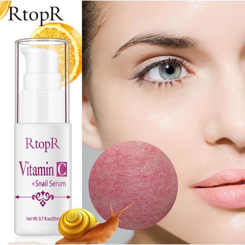 Сыворотка с улиткой и витамином С, укрепляющая сыворотка против морщин для лечения прыщей на лице, восстанавливающая сыворотка с коллагеном