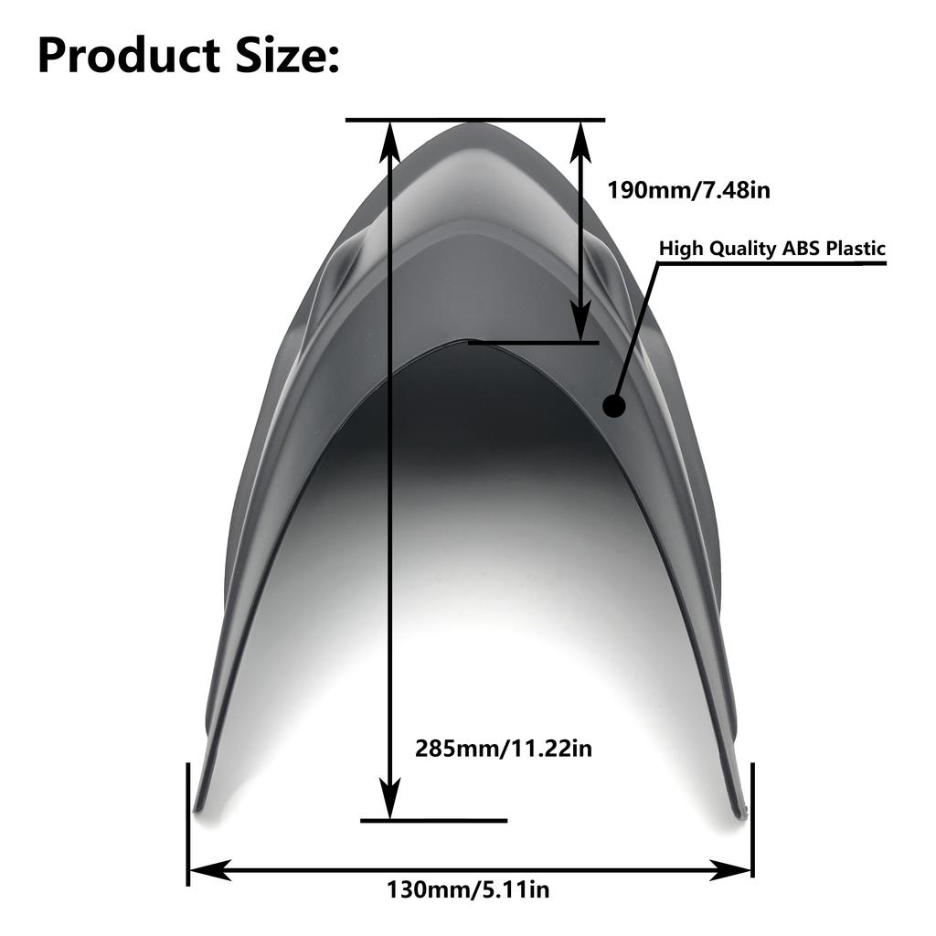 REALZION Motorcycle Accessories Part Front Fender Tire Hugger Mudguard Extension For BMW R1200GS LC R1250GS R1200GS ADV
