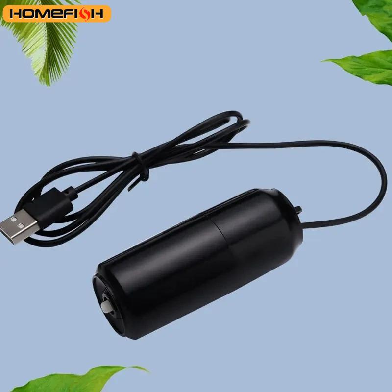 Бесшумный оксигенатор, небольшой кислородный насос, портативный мини-USB-зарядный насос для аквариума, кислородный насос для рыбоводства, принадлежности для аквариума