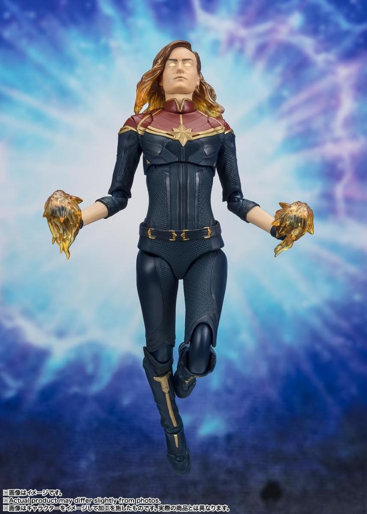 TAMASHII NATIONS Captain Marvel 150mm Painted Movable Figure S.H.Figuarts (Marvels) Approx. ABS&PVC