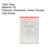 100 шт. многоразовая сумка для хранения закусок, многоразовые закрывающиеся пластиковые пакеты с защитой от плесени, популярный герметичный сейф