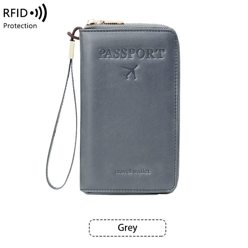 2024 Кошелек-органайзер для паспорта и документов с RFID-защитой от кражи