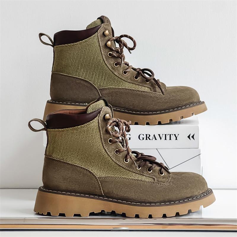 Ботильоны из натуральной кожи для мужчин, нескользящая платформа, повседневная обувь для мужчин, роскошные мужские ботинки челси в британском стиле, обувь для отдыха и прогулок