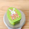 Dust-proof Easter Egg Candy Box Metal Rabbit Iron Case Tinplate Storage Case  Tea Leaf