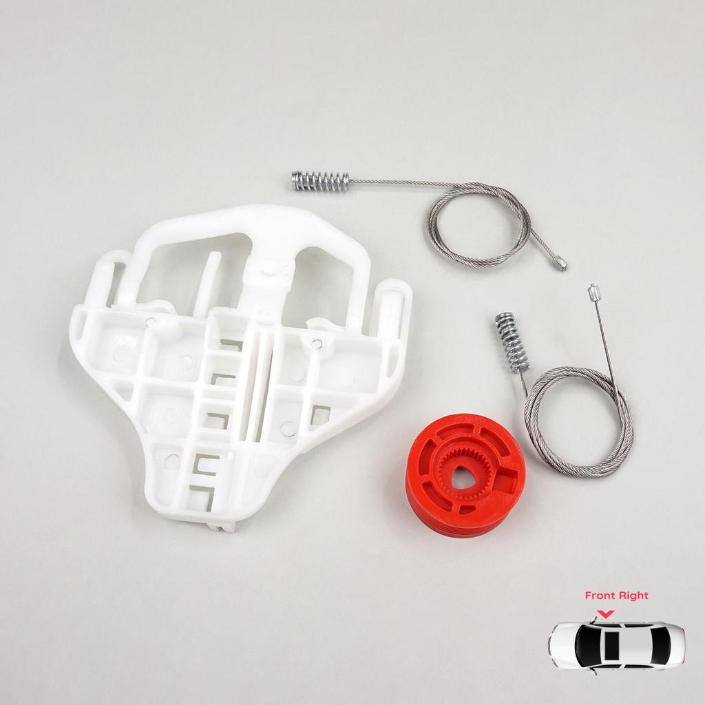 BWR5357 Electric Power Window Lifter Regulator Repair Set Front Right Door for Dodge Nitro 2006-2012 68004820AA