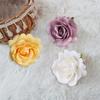 2шт 7 см искусственная голова розы красочные реалистичные многоразовые неувядающие DIY домашний офис свадебные украшения маленький цветок из искусственного шелка фестиваль подарок