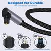1m Elbow Toslink To Toslink Digital Optical Audio Cable Gold Plated Connector SPDIF Coaxial Cable
