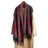 Bohemian Versatile Jacquard Cashew Ethnic Style Big Shawl Women'S Scarf Vintage Tassel