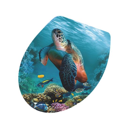 Океанский пляж Морская звезда наклейка на унитаз Съемная самоклеящаяся водостойкая ПВХ гостиная настенная художественная наклейка на крышку унитаза для ванной комнаты