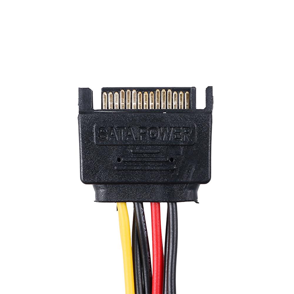 High Quality Extension Y Splitter Adapter Power Cable SATA Male To 2 Female