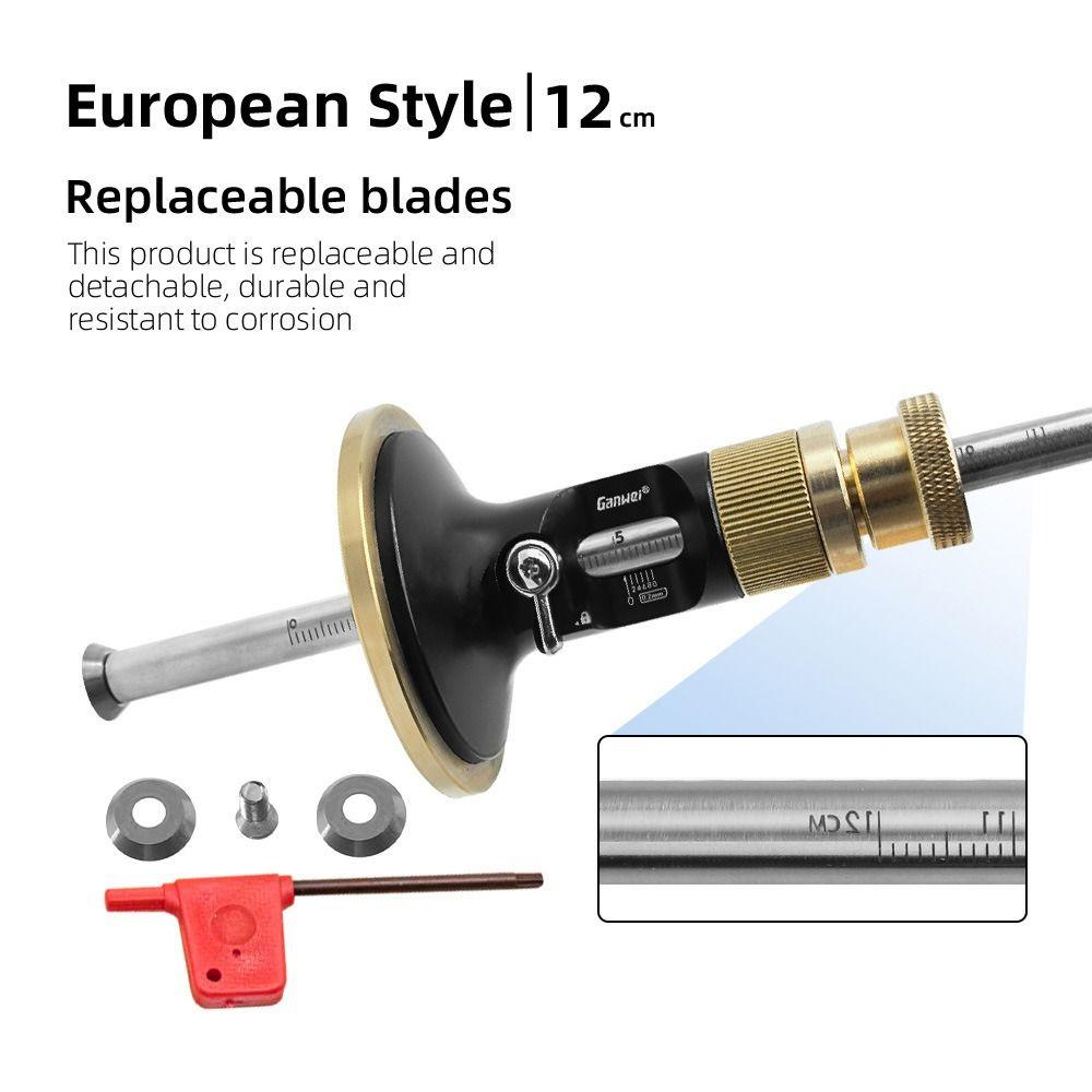 Adjustable Wheel Marking Gauge Cemented Carbide Wheel Scribe Tool  For Woodworking