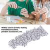 300pcs White Acrylic Number Beads Mixed Numbers 0-9 Loose Beads bulk DIY Beads  Key Chains