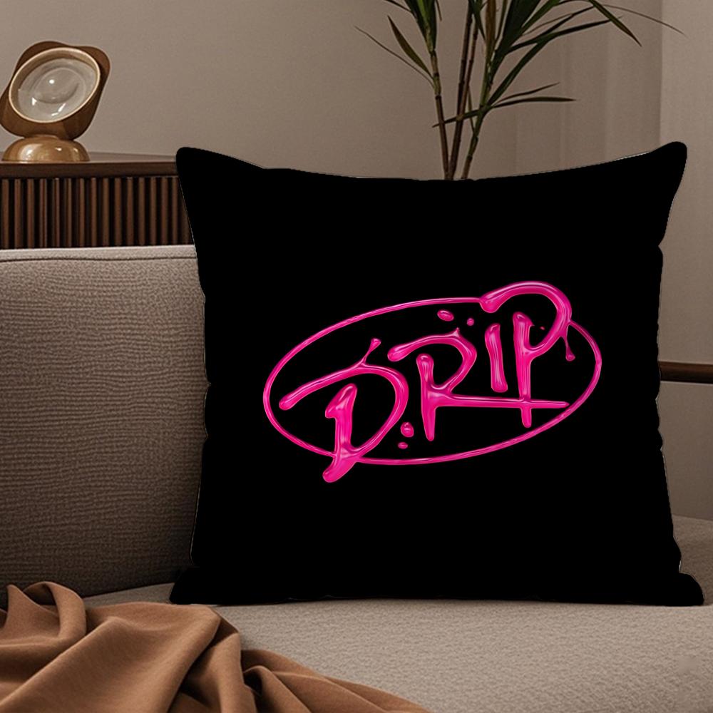 Cool KPOP BBABYMONSTER Pillow Case Silky elegant Comfort Sofa Bed Invisible zipper