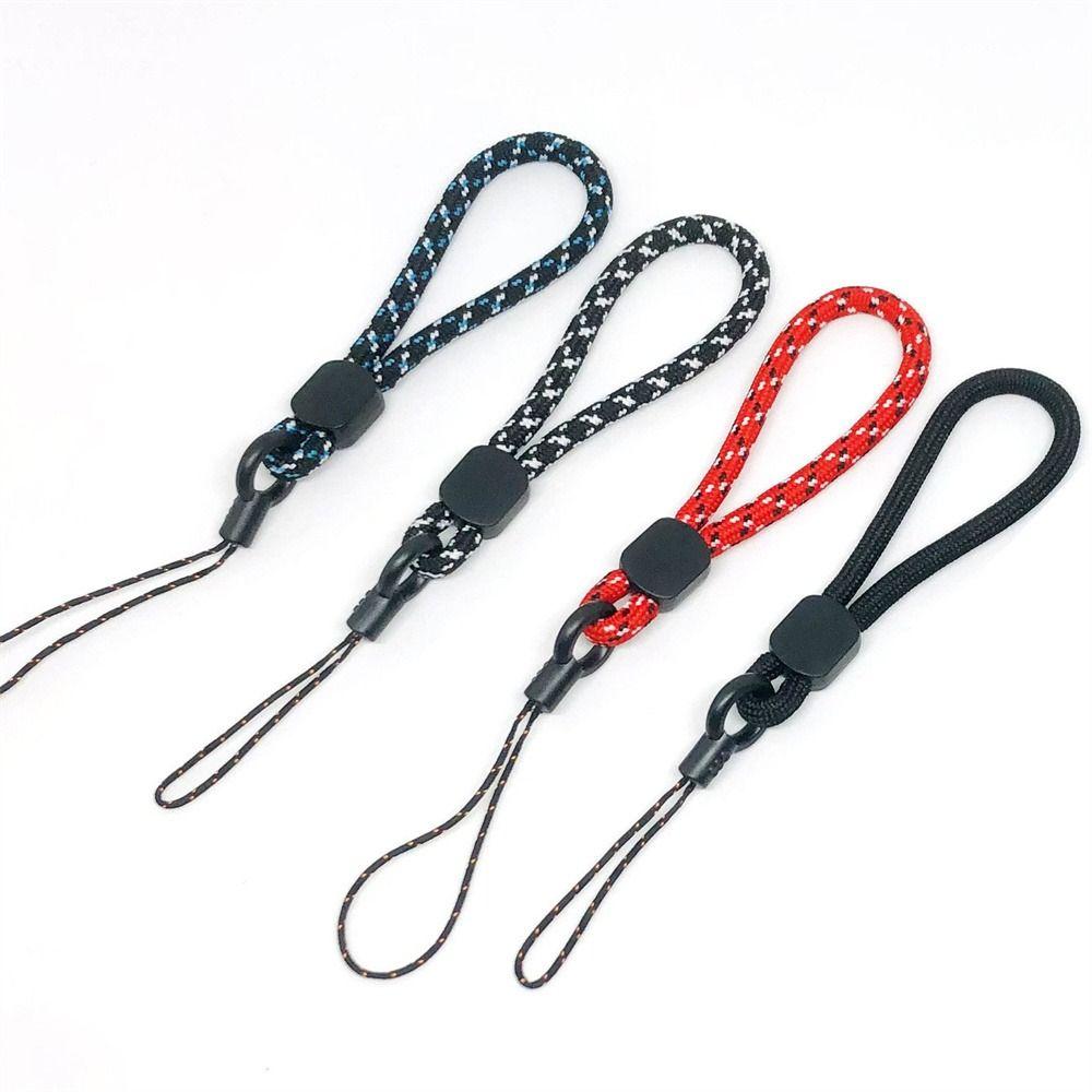 4Pcs Anti-lost Cellphone Lanyard Hang Rope Finger Wrist Lanyard Phone Short Strap U Disk