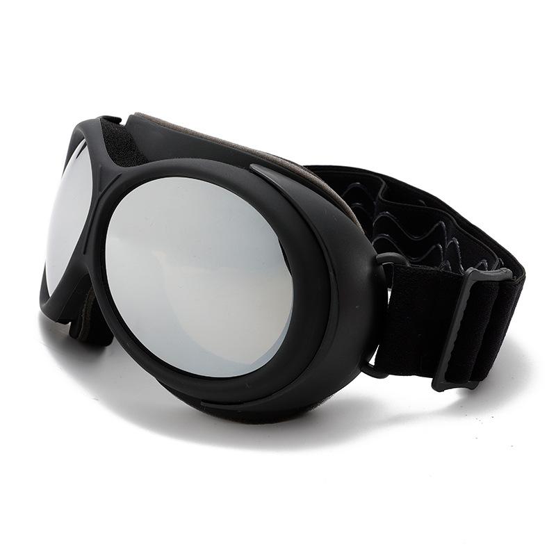 Latest adult double-layer anti-fog colorful round frame ski goggles outdoor sports snow wind and eye protection mountaineering snow