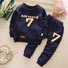 Children's Clothes Boys and Girls Long-sleeved O-neck Clothes 2-6 Years Old Baby T-shirts and Pants Sets