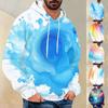 Men's Loose Printed Hooded Sweatshirt Men's Casual Fashion Sports Sweatshirt