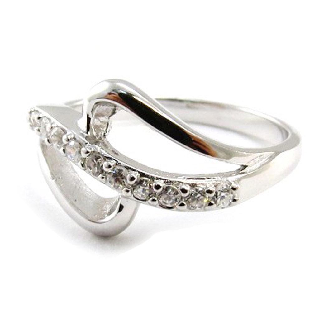 White 'Goddess' Silver Ring