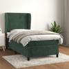 3129072 vidaXL Divan Bed with Mattress Dark Green 90x200 Cm