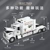 1:24 Peterbilt 389 с ливреей «Пламя» Американский тяжелый седельный тягач Металлическая литая модель автомобиля Декор для дома и подарки для компьютера